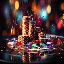 tampilan layar permainan Fa Cai Shen Deluxe dengan gulungan dan tombol kontrol di indototo